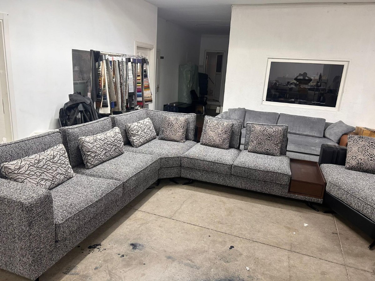 Luxury Salon Köşe Takımı Büyük Ölçü Köşe Koltuk