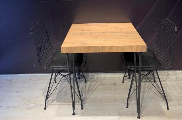 Minimalist Tasarımlı Modern Lüks Masa Sandalye Takımı