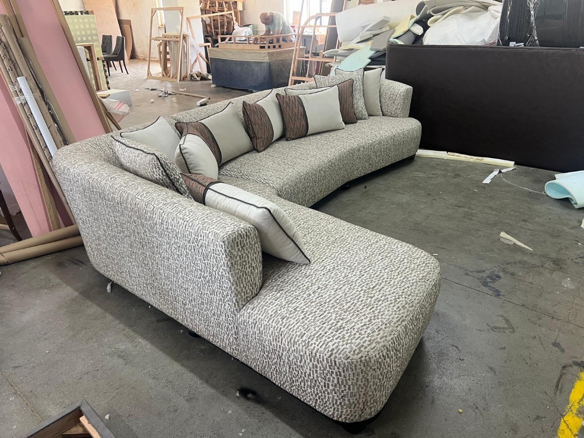 Modern L Şeklinde Köşe Koltuk Takımı