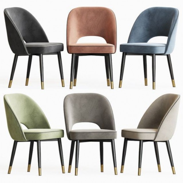 Modern Sandalye Modeli Ev Restoran Cafe Lüks Tasarım Her Renk