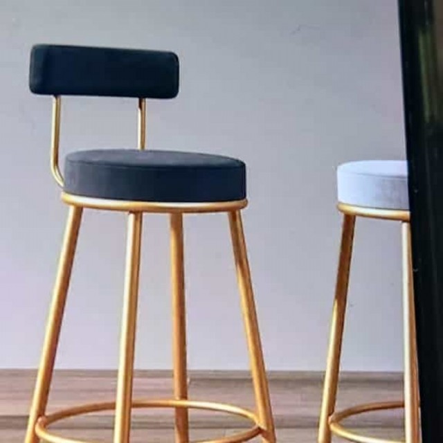 Yüksek Oturum Bar Sandalyesi Oval Modern Rahat Tasarım