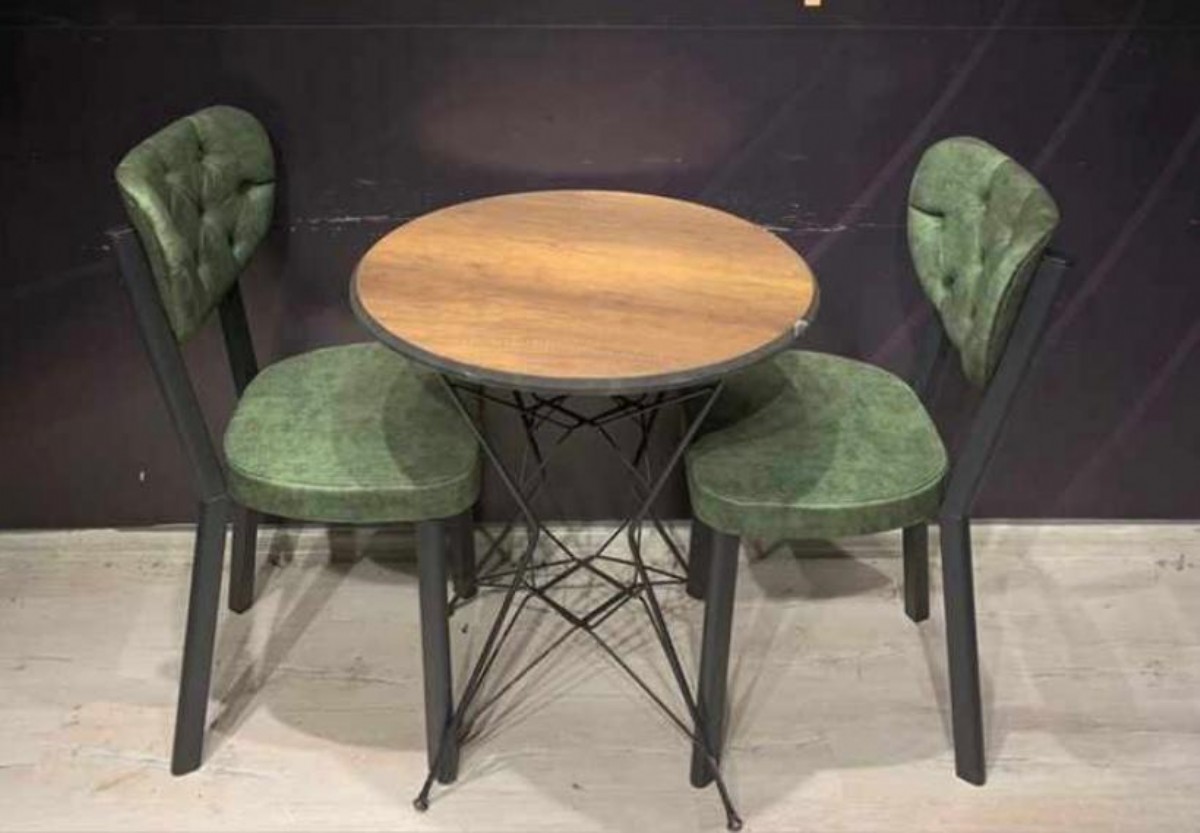 Modern Ve Estetik Bir Seçim: Şık Yuvarlak Masa Metal Sandalye Takımı