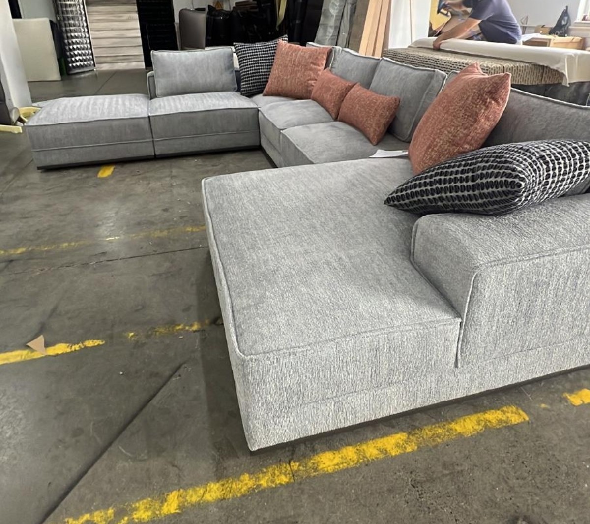 U Büyük Köşe Koltuk Oturma Odası Salon Büyük Ölçü Köşe Koltuk